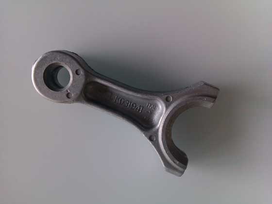 <p>The finished product: a connecting rod for the automotive industry produced using optimized high pressure die casting</p>