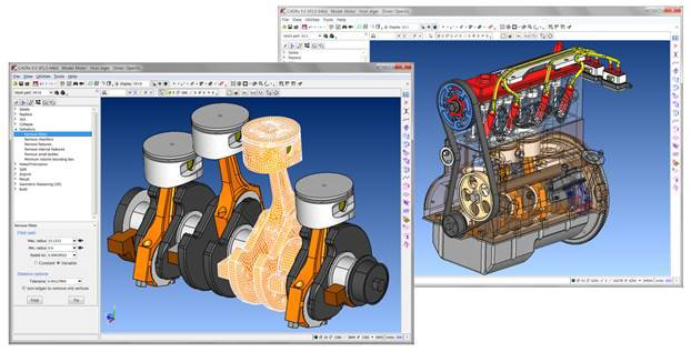 CAD translation, repair and simplification