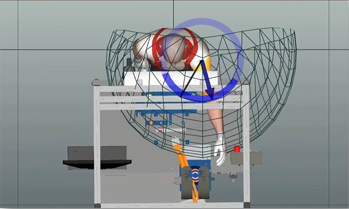 Ergonomic verification in 3D virtual space