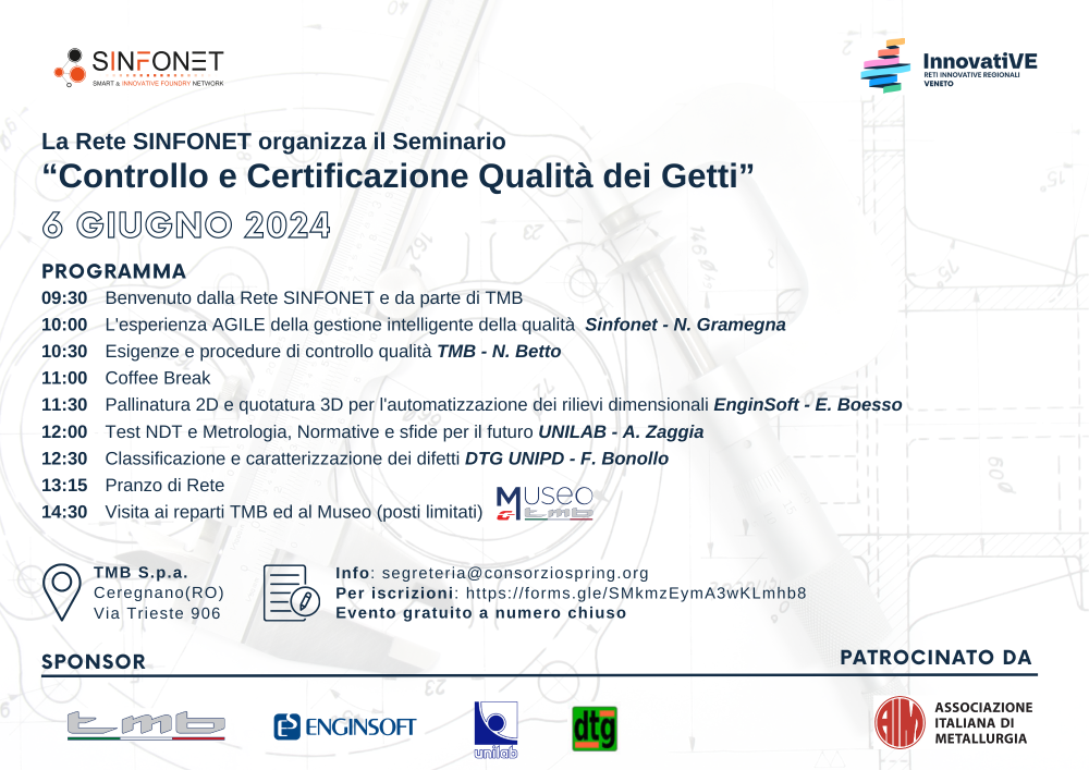 Controllo e Certificazione Qualità dei Getti