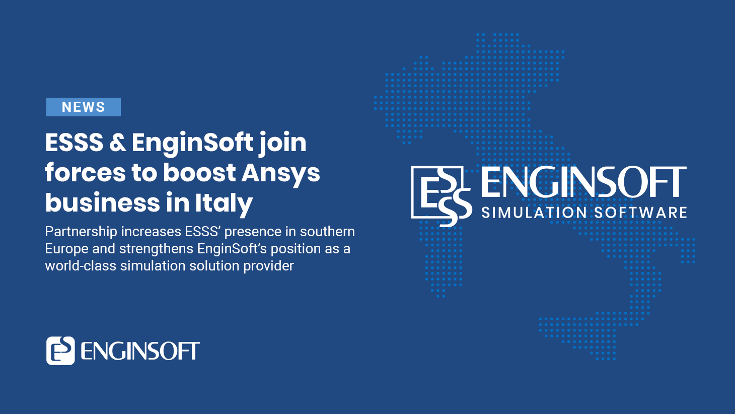 ESSS & EnginSoft join forces to boost Ansys business in Italy